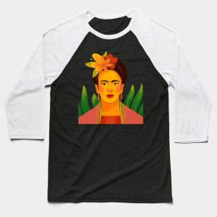 Frida Kahlo Baseball T-Shirt